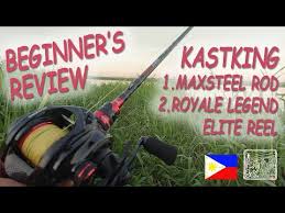 Review Of Kastking Maxsteel Fishing Rod And Kastking Royale Legend Elite Reel Beginner S Review Youtube
