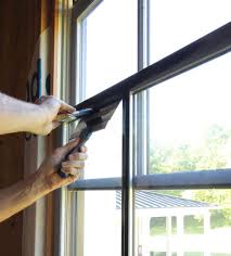 Painting a window is by far the most important part of the process because it protects all the work underneath. How To Paint Windows Black No Taping Required Plank And Pillow