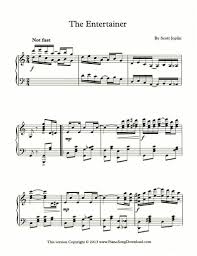 Digital sheet music for the entertainer available now. The Entertainer Free Piano Sheet Music By Scott Joplin