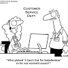 Customer service can at time be either really funny or really frustrating. 3