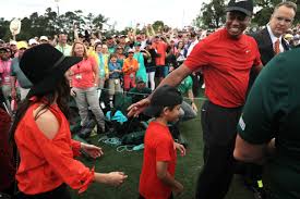 On monday, tiger woods attended the 2019 us open to cheer on rafael nadal, and this time, he wasn't the athlete sweating it out on the green. Tiger Woods Hugged His Son Charlie At Masters Where He Once Hugged His Father Earl Woods The Washington Post