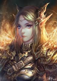Light Elf By Wuduo On Deviantart Fantasy Paintings Anime Elf Fantasy Art