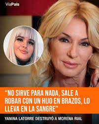 LA DESTRUYÓ💣 La conductora de televisión se refirió a las novedades  relacionadas con el caso de la hija de Jorge Rial. 👉Mirá el video  https://viapais.ar/YaninaMore