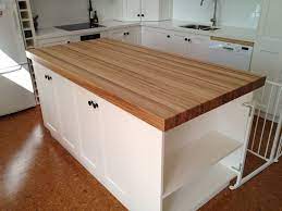 Stone Or Concrete Back Bench With Oak Island Bench Kitchen Island Bench Timber Kitchen Butcher Block Table Tops