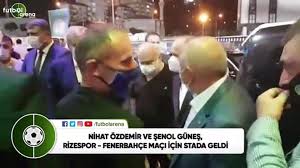 Fenerbahçe kulübünün resmi internet sitesinden yapılan açıklama şöyle Nihat Ozdemir Ve Senol Gunes Rizespor Fenerbahce Macini Izlemek Icin Stada Geldi Dailymotion Video