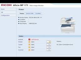 Make an easy, affordable upgrade. Ricoh Mp 171 Spf Remove Rc Gate Connection Error On Web Image Monitor Youtube
