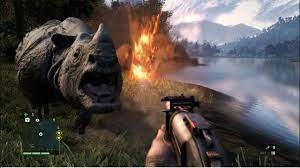 Far Cry 4 Funny Moments 2 - RHINO ATTACK - YouTube