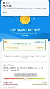 Penyedia telah menyediakan layanan lengkap mulai dari paket sms, paket telepon domestik, dan paket data internet. Gratis Beli Pulsa Dengan Dompet Digital Dana
