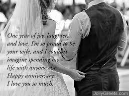 We did not find results for: First Anniversary Wishes For Husband