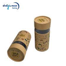 Factory Custom Cardboard Packing Wine Cylinder Box Printing Design Paper Packaging Print Design Corrugated Paper