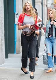 Elsa hosk and tom daly started dating back in 2015. Elsa Hosk Wows In Black And White With Boyfriend Tom Daly Daily Mail Online Elsa Hosk Celebrity Street Style Elsa