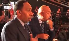 #when i'm in class daydreaming and all of a sudden i hear backpacks gettin zipped up #stephen a smith #first take #espn # #akaocho_ #nochillatall. The Suns Made Stephen A Smith And Michael Wilbon A Speechless Meme
