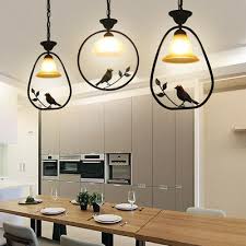 Use them as island lighting, over a dining room table or as a focal point in the center of the room. Bird Pendant Light Glass Chandelier Bar Table Led Hanging Lamp Dining Room Ebay