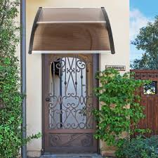 Stunning wood door awning plans 79 for inspirational home. Ktaxon Diy Window Awning Uv Door Patio Canopy Rain Snow Protection 40 X 40 Roof Porch Walmart Com Walmart Com