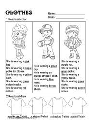 Clothes Clothes Worksheet Kids English English Clothes