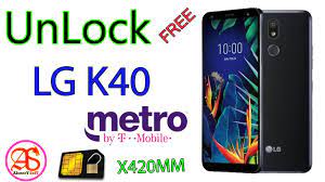 Desbloqueo permanente y sin perder la garantía. Index Php Sim Unlock Lg K40 T Mobile Metropcs By Device Unlock Youtube