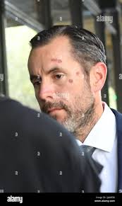 Matthew Duncan CEO of Trivett leaves with his legal team, at the Downing  Centre Local Courts, Sydney, Wednesday, September 13, 2017. (AAP Image/Peter  Rae Stock Photo