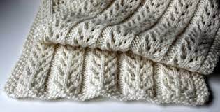 Double knit scarves can be made primarily with free knitting patterns. Birch Trees Knitted Lace Scarf Free Knitting Pattern