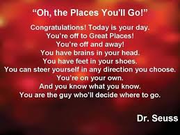 Children leaving kindergarten respond to dr. Quotes Of Wisdom For Graduates 99 Dr Seuss Quotes Full Of Wit Wisdom Fun Dogtrainingobedienceschool Com