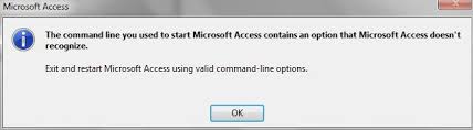 As jon's pointed out, _maybe_ you can get away with then converting this Set Command Line Option For Access Vba Stack Overflow
