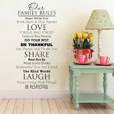 If bangladesh succumbs to the rule of one family, it would be a major step backward for the region. Huge Wall Quote Decal Our Family House Rules Home Love Do Your Best Wall Art