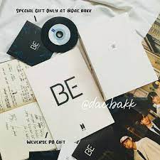 2 weverse albums (each album contains: Bts Be Deluxe Edition Albums Weverse Po Gift Lyric Note Postcard Special Gift Fanmade Cd Shopee Malaysia
