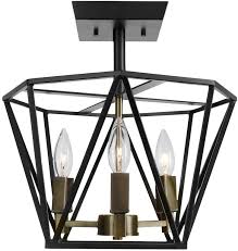 Check spelling or type a new query. Globe Electric 65979 Sansa 3 Light Semi Flush Mount Ceiling Light Dark Bronze Finish Antique Brass Accents Amazon Com