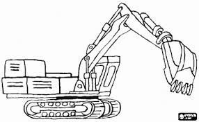 Desenho De Trator Retroescavadeira E Escavadeira Para Colorir As Maquinas Pesadas A nova moda são os famosos desenhos para colorir. desenho de trator retroescavadeira e