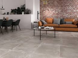 Moliere Gris Porcelain Tile Concrete Floors Living Room Concrete Tile Floor Living Room Tiles