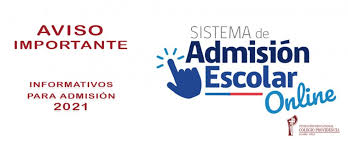 En la región metropolitana, donde se aplicó el mecanismo por primera vez, se registraron 147 mil trámites de apoderados. Informativos De Admision Escolar 2021 Colegio Providencia Linares