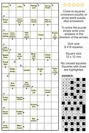 Usa daily crossword fans are in luck—there's a nearly inexhaustible supply of crossword puzzles online, and most of them are free. Clues In Squares Crossword Puzzle Or Arrow Word Puzzle Else Arrowword Real Size Answer Included Royalty Free Cliparts Vectors And Stock Illustration Image 38861718