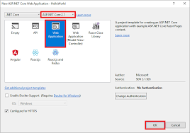 Well organized and easy to understand web building tutorials with lots of examples of how to use html, css, javascript, sql, php, python, bootstrap, java and xml. Create An Asp Net Core Web App In C Visual Studio Microsoft Docs