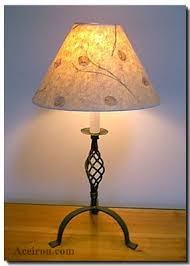 Shop our unmatched collection of stylish and unique table lamp table lighting for sale in connecticut. Ace Wrought Iron Table Lamps By Clayton J Bryant