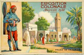 Different cultures, civilizations and multiple successive dynasties contributed to the culture of the country. 1922 Exposition Nationale Coloniale Marseille Palais De La Tunesie Human Zoos