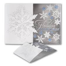 Subtle Snowflakes Holiday Card Holiday Cards Holiday Card Collection Holiday Greeting Cards