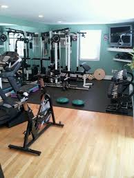 Home Gym Remember To Save Hardwood From Upstairs And Put In Basement Gym Room At Home Workout Room Home Home Gym Design
