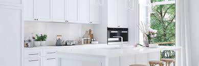 Minimal white kitchens are perfect for small spaces. Which Paint Colours Will Look Best With White Kitchen Cabinet Doors The Kitchen Door Company