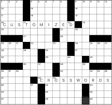 Each clue could be something special that only you and your sweetie would understand. Crossword Puzzles