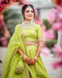 Dupatta is not included in the lehenga price. 8 Gorgeous Lime Green Lehengas Which Will Make You Fall In Love With This Colour Bridal Wear Wedding Blog