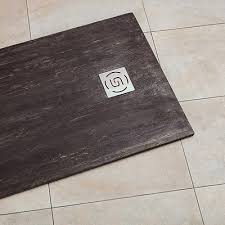 Duschelement Holzoptik Braun Duschwanne Duschtasse Flach Mineralguss Duschwanne Duschtassen Holzoptik