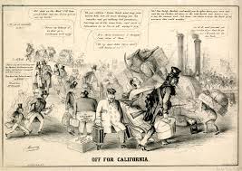 September 9 1850 California Becomes The Thirty First State Off For California 1849 Lithograph By Manning Caricatu History American History Lithograph