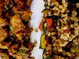 Maybe you would like to learn more about one of these? Nigerian Baked Beans With Spiced Carrot And Zucchini Barley Joanne Eats Well With Others