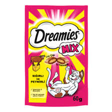 Dreamies Sigirli Ve Peynirli Kedi Odul Mamasi 60 G Migros