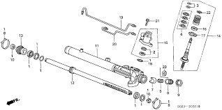 Steering Ratio News Swapping Integra Pinion Assembly To The Ek Rack Honda Tech Electrical Schematic Symbols Electronic Schematics Diagram