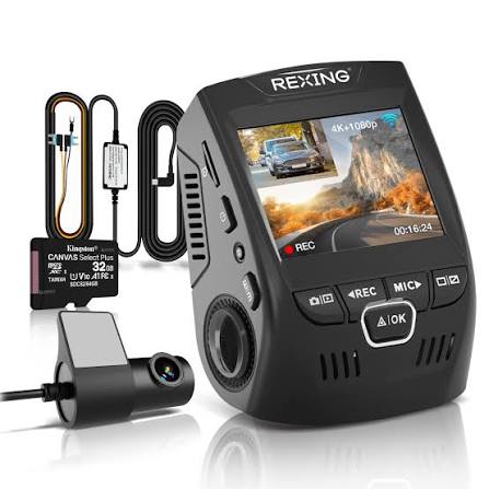 Rexing V1P 4K Dual Dash Cam 
