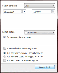 How To Shutdown Computer At Specified Time Airytec Switch Off