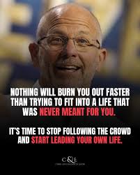 You weren't born to fit into someone else's story, you were born to write  your own. Every day you don't, you're giving away your purpose for the  empty comfort of staying small.