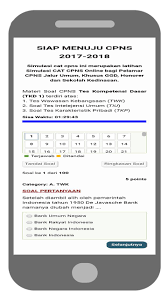 Materi soal cpns tkd terdiri atas: Soal Tkd Cpns Cat For Android Apk Download