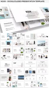 Nook Minimal Google Slides Template By Inspirasign On Envato Elements Presentation Slides Templates Google Slides Template Google Slides