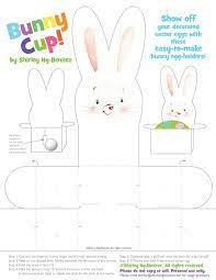Die kraftpapier bastelidee lässt sich auch aus buntpapier basteln. Shirley S Illustrations Druckvorlagen Fur Ostern Basteln Fruhling Ostern Osternest Basteln